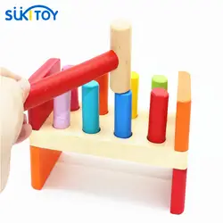 Color learning wooden toys for infant baby gift Educational Soft Montessori children intelligent creative interactive toys WD162