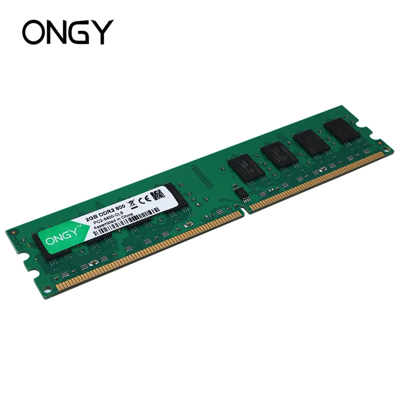 

ONGY DDR2 2GB 800mhz Memoria RAM Desktop PC DIMM Memory PC2-6400 High Compatible for Intel and AMD