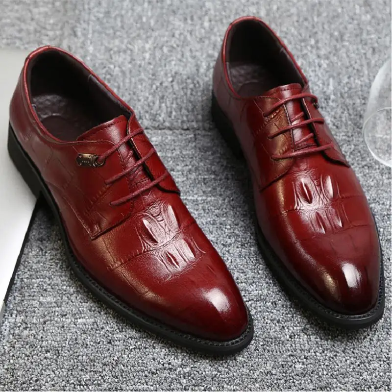 

NORTHMARCH Business Mens Genuine Leather Shoes Leather Luxury Dress Shoes Men Four Seasons Male Fashion Flats Men Office Shoes