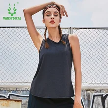 Женские рубашки для бега, быстросохнущие тренировочные жилеты, женские майки для фитнеса, тренировок, без рукавов, сексуальные майки для йоги с высокой спинкой