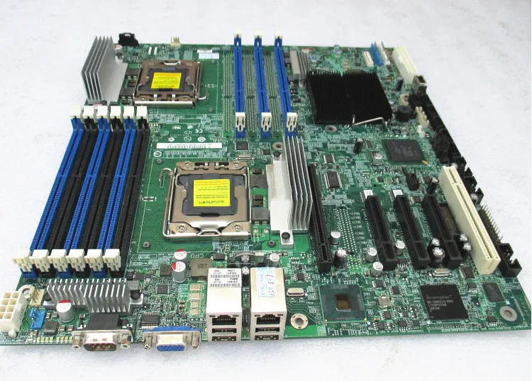 S5520HC игровая открытая виртуальная машина dual X58 двойная сетевая карта LGA 1366 pin S5520HC Серверная материнская плата