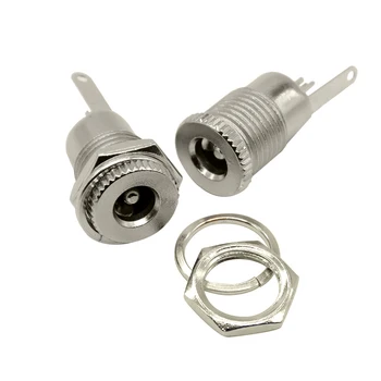 

1PCS DC099 5.5 mm x 2.1mm 2.5mm 5A 30V DC Power Jack Socket Female Panel Mount Connector 5.5*2.1 5.5*2.5 Open Hole 11MM DC-099