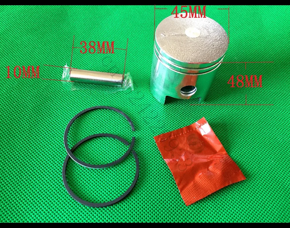 

45MM Piston Kit with Ring Pin Clip STD Fit Motor Engine Generator Yamaha ET650 ET950 600W 800W 1.2KW Generator Petrol Parts