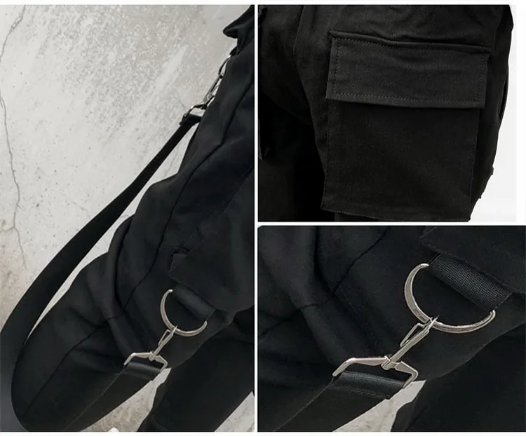 2018 новые модные уличные Джоггеры мужские черные шаровары с карманами в стиле хип-хоп мужские спортивные штаны Jogger брюки мужские