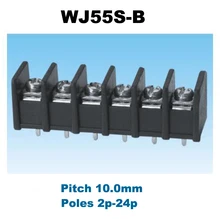 

20Pcs Pitch 10.0mm Straight Pin 2P 3P 4P 5P 6P 8P Barrier ScrewPCB Terminal Block Wire Cable Bornier Connector 55S-B 300V 20A