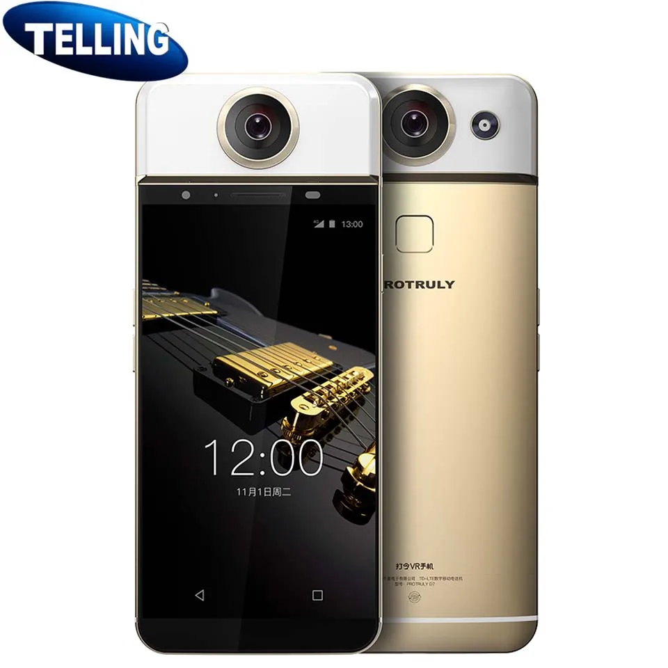 PROTRULY Darling D7 VR мобильный телефон AMOLED 360 градусов полноразмерный 4G LTE Android Helio X20 Deca Core