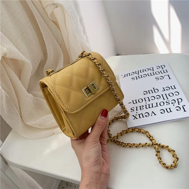 

Female Crossbody Small Bag For Women 2019 Quality Leather Luxury Handbag Designer Sac Main Ladies Lattice Shoulder Messenger Bag