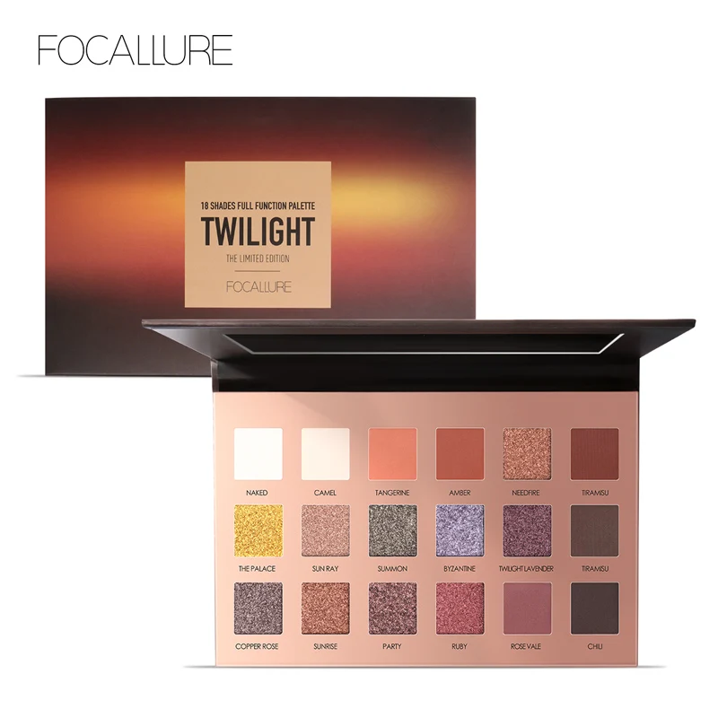 

FOCALLURE 18Colors Eye Shadows Palette Colorful Pigment Waterproof Nude Matte Makeup Eyeshadow