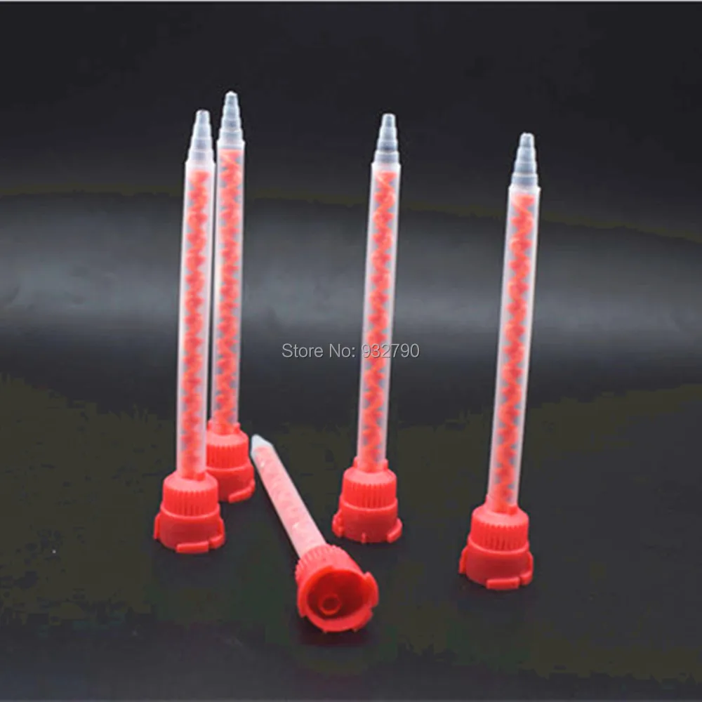 

5pcs Epoxy Adhesive Mixing Nozzle Mix Ratio 10:1 1:10 Glue Gun Dispenser Static Mixing Nozzle Square Mixing Nozzles