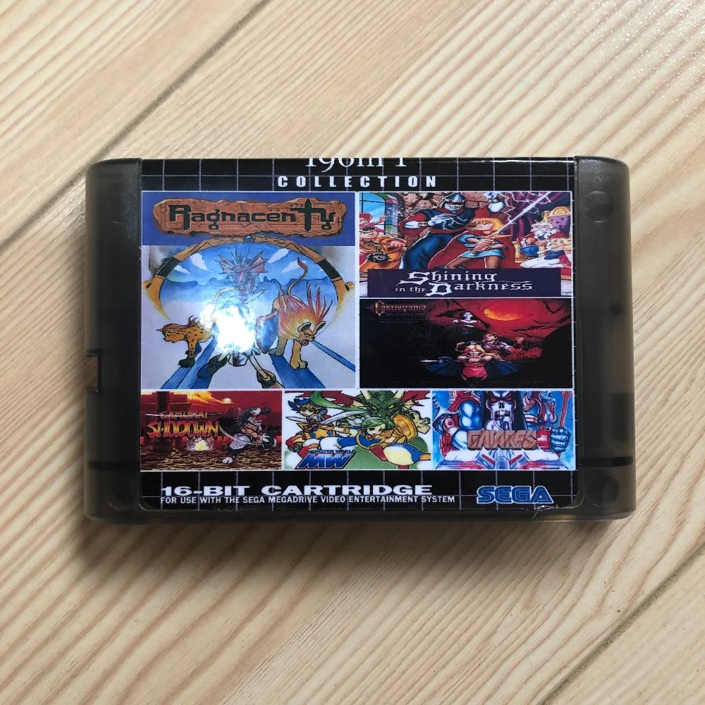 Экономия батареи! 196 в 1 популярная Коллекция игр для SEGA GENESIS MegaDrive 16 битный игровой