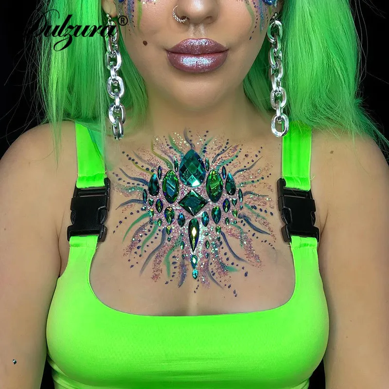 

Dulzura 2019 summer women crop top tank top tanks tops sexy streetwear festival active wear sports wear clothes button outfit