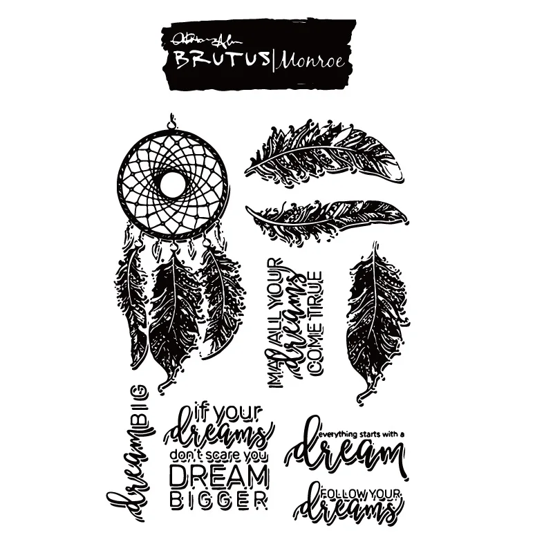 

Dreamcatcher Transparent Clear Stamps For DIY Scrapbooking Decorative Card making Craft Fun Decoration Supplies 10x15cm