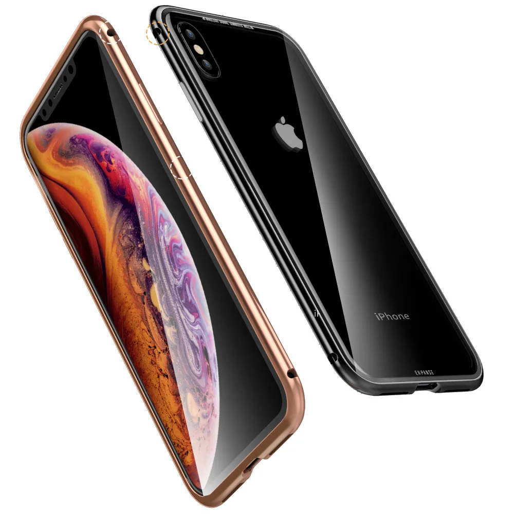 Suntaiho for iphone XR case Phone cover for iphone 7 plus case Metal + glass luxury phone case for iphone XS Max case 8 Plus Suntaiho for iphone XR case Phone cover for iphone 7 plus case Metal + glass luxury phone case for iphone XS Max case 8 Plus