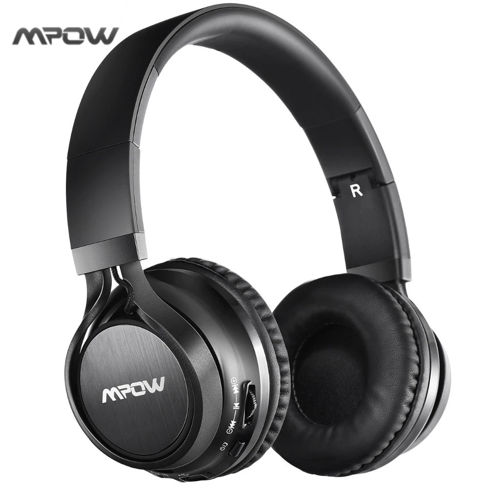 Mpow bluetooth headphone headset wired & wireless stereo headset