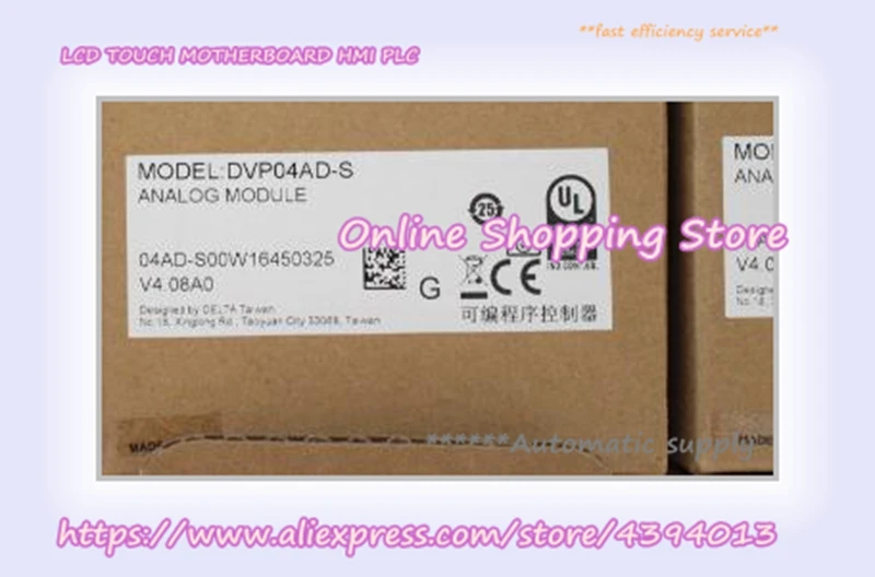 DVP04AD-S DVP04DA-S DVP06AD-S DVP06XA-S DVP04TC-S DVP04PT-S Дельта ПЛК Новый аналоговый модуль |