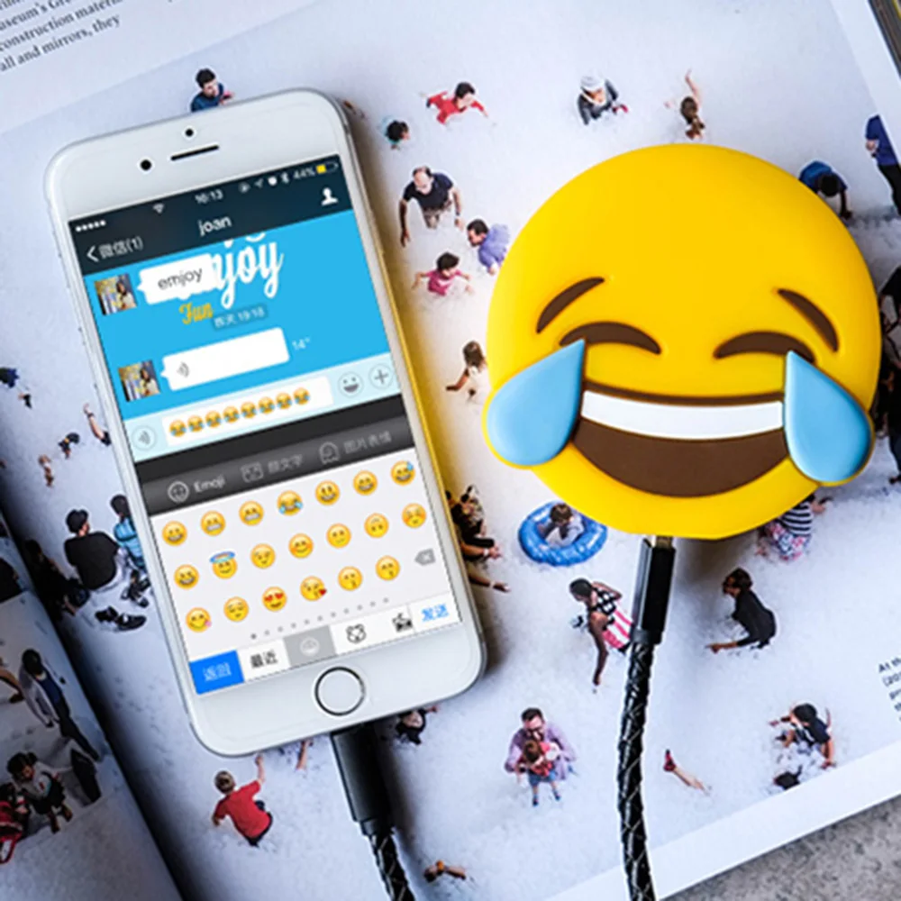 8000 мАч Emoji power bank модное экскрементное зарядное устройство Единорог смайлик