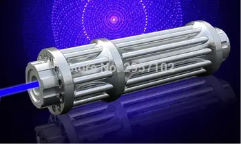 

Strong Power Military 1000W 1000000m Blue Laser Pointer 450nm Flashlight Burning Match Candle lit Cigarette Wicked Lazer Torch