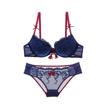 Сексуальный кружевной бюстгальтер, комплект нижнего белья, женское нижнее белье, комплект нижнего белья пуш-ап, бюстгальтер, комплект нижнего белья, Летний Тонкий комплект бюстгальтера s