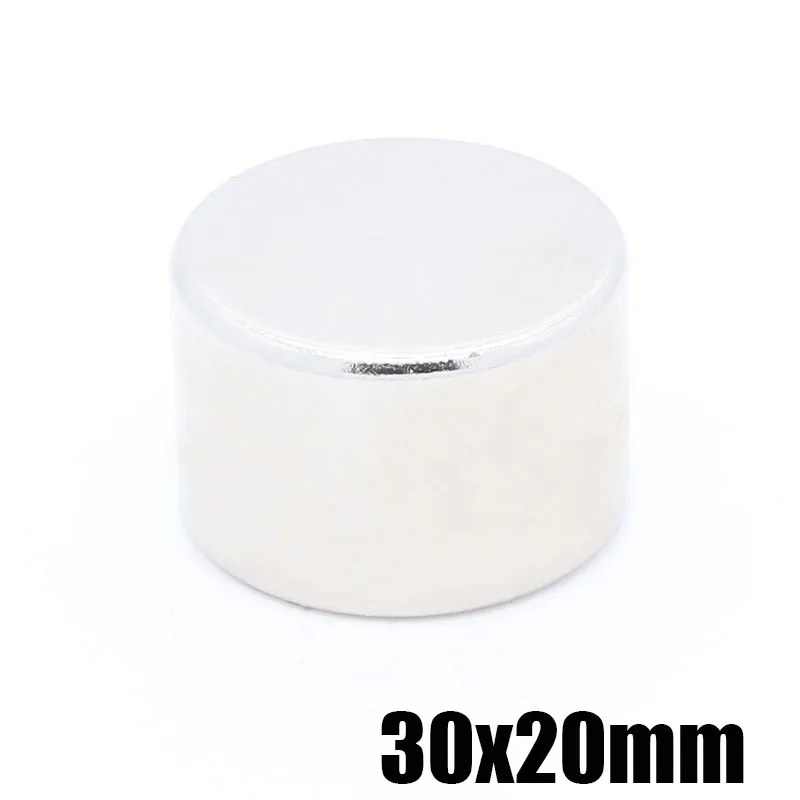 

2pcs 30x20 mm N35 Round Craft Neodymium Magnets Super Strong 30mm*20mm Powerful Rare Earth Magnet