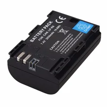 7.4V 2650mAh LP-E6 LP E6 LPE6 Camera Battery For Canon EOS 5DS R 5D Mark II Mark III 6D 7D 60D 60Da 70D 80D DSLR EOS 5DS Bateria