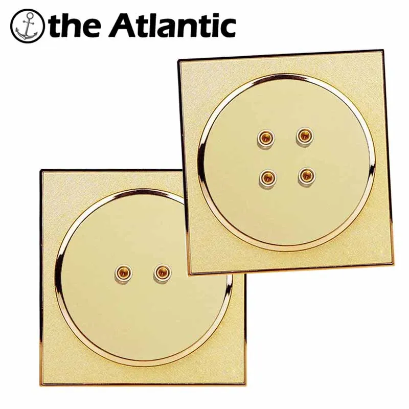 Atlantic Mirror Circle Two/Four Way Sounds Socket Power Outlet Enchufe