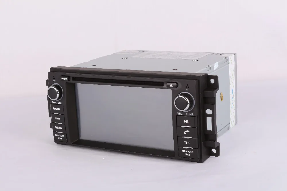 Perfect AHHDMCL Car Multimedia Player Stereo Radio Audio DVD Android 9.0 Navigation 2G RAM For Jeep Commander Wrangler 2007 2008 ~Up 2
