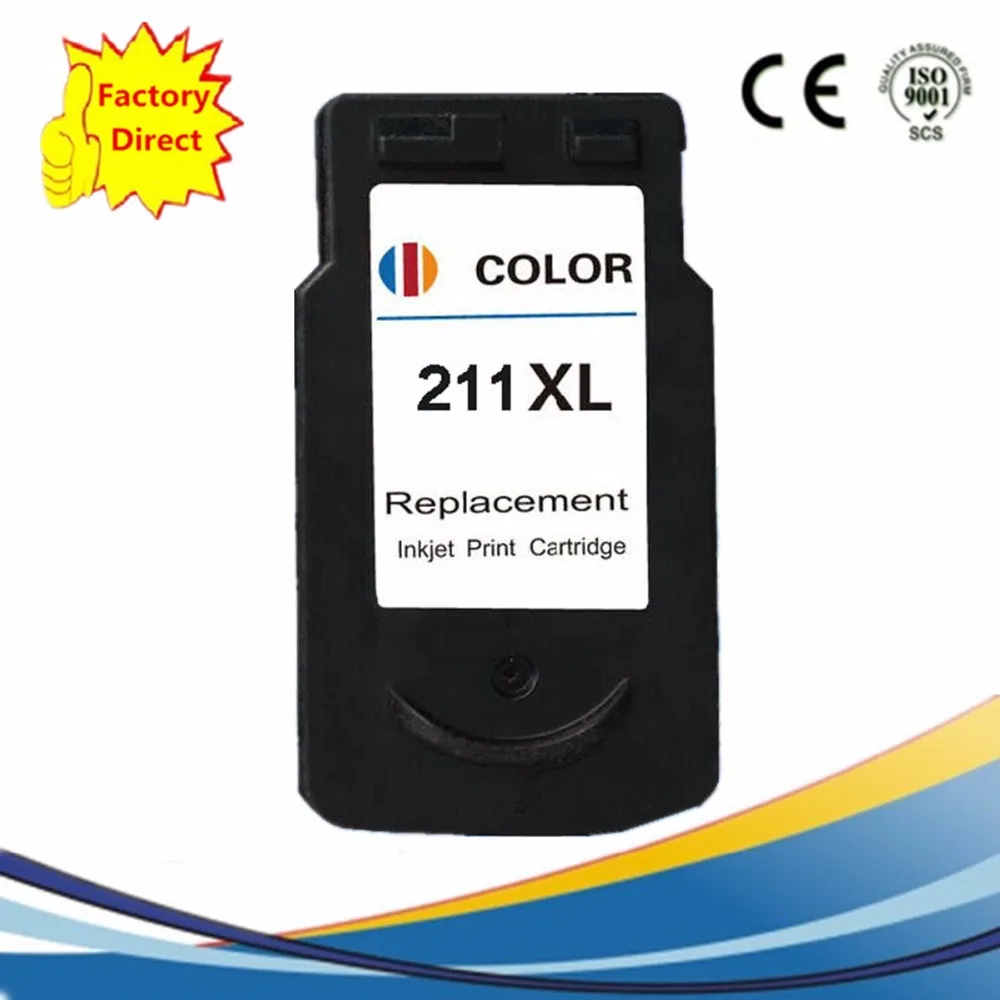 CL 211 CL211 CL211XL 211XL восстановленные чернильные картриджи Pixma MP 280 490 495 MX 320 330 340 350|cl 211|ink