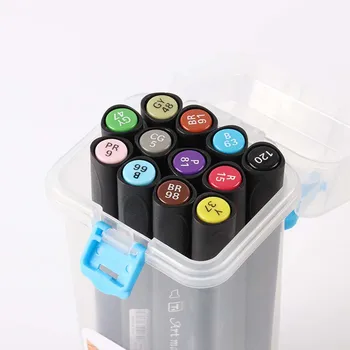 

12/24/36/48 Colors Soft Brush Markers Set Sketch Marker Pen Drawing Pens For Manga Professional Drawing Art Supplies