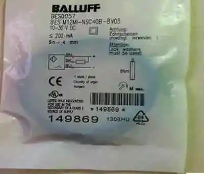 

DHL/EMS 5 Sests 1PC NEW Balluff Inductive Sensor BES M12MI-NSC40B-BV03