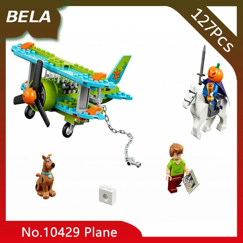 

Bela 10429 127pcs Scooby Doo Series Mystery Plane Model Building Blocks Bricks Children Delicate Toys For Gifts Compatible 75901