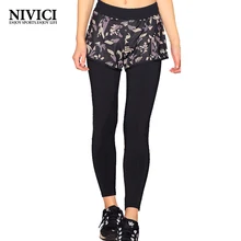Women Yoga Pant Sports Trousers Running small floral print Breathable High Waist Fitness Two Colors Dancing Leggings Outdoor