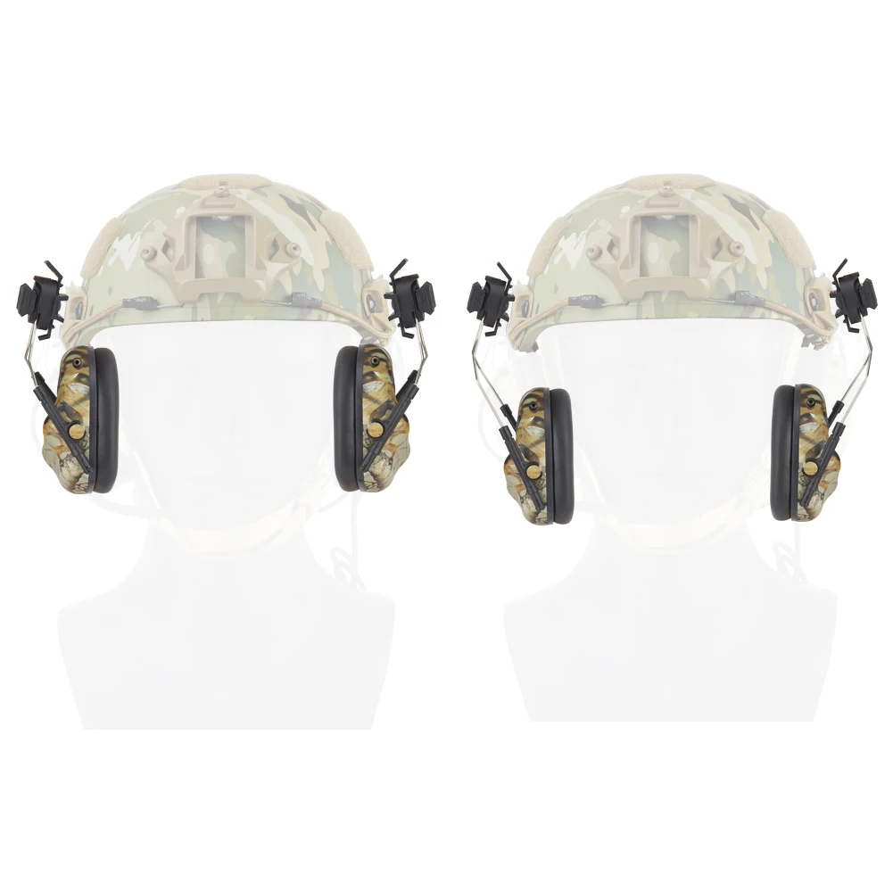 Redução de Ruído Fone de Ouvido Tático para Capacete Militar com Arc Fone de Ouvido da Aviação Rápido Capacete Rail Adapter Caça Comtac da Aviação 11 Redução de Ruído fone de Ouvido fone