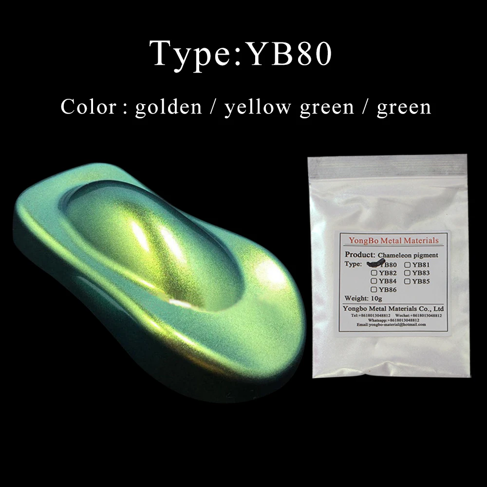

[YB80] Chameleon pigment,Nail Glitter Pearl Powder Set Nail Art Glitters Kit Manicure Tips Decoration,Automotive Crafts, 10g