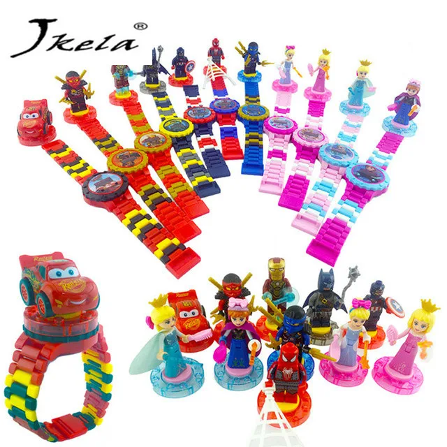 

Super hero Marveling Avengers Building blocks Bricks toys for children Gifts Compatible with Legoingly Marveling watches