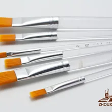 6 шт./компл. Краски пик масло Краски рисовальная нейлоновая Кисть ручка строки органический стержень воды Цвет щетка Краски iing акриловые краски Краски s художественные канцелярские принадлежности