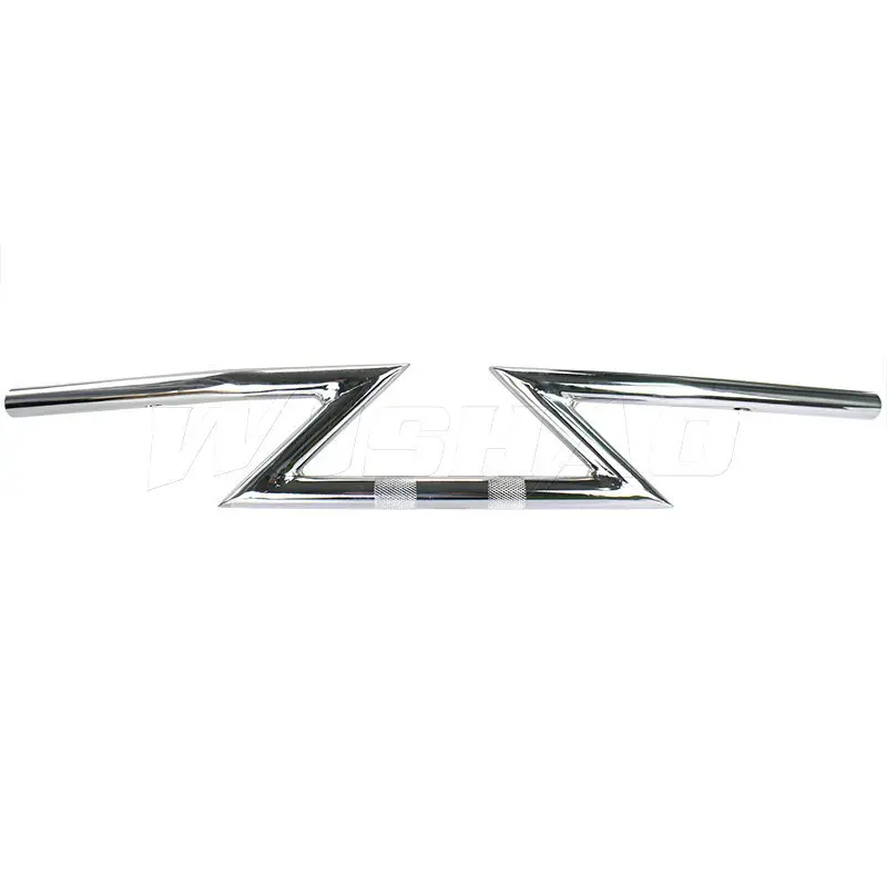 Universal Motorcycle 1" Z Bars Handlebars For Harley Custom Chopper