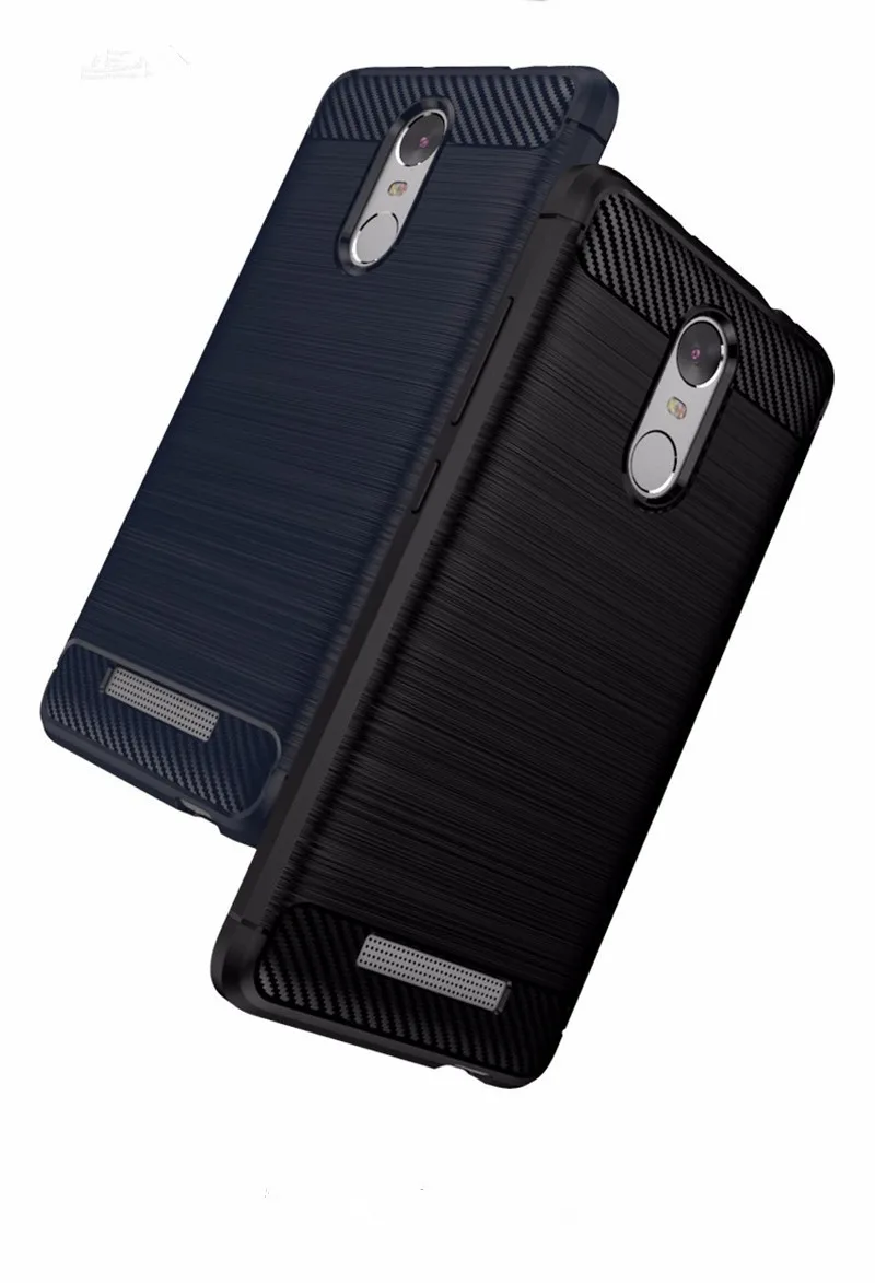 Caso para xiaomi redmi note 3 caso luxo silicone para xiomi redmi note 3 pro tpu macio escovado caso textura de fibra de carbono  (5)
