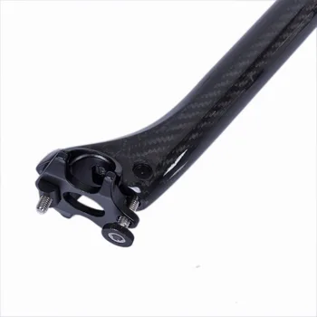 

Full 3K Carbon Road Bike Breaking Wind Seatpost Mountain Bicycle Seat Post Cycling MTB Pro Parts Super 27.2 mm 350mm 180g New