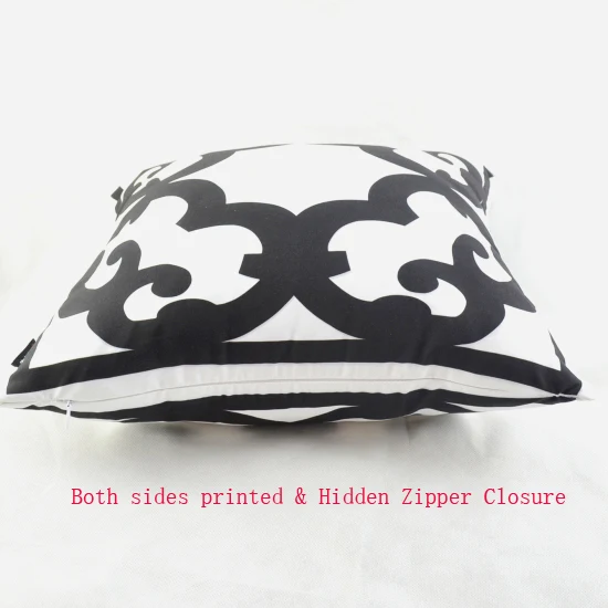 1"* 18" Домашний декор дизайнерский черно-белый абстрактный геометрический цветочный бросок наволочка для стула диван свадебные подарки