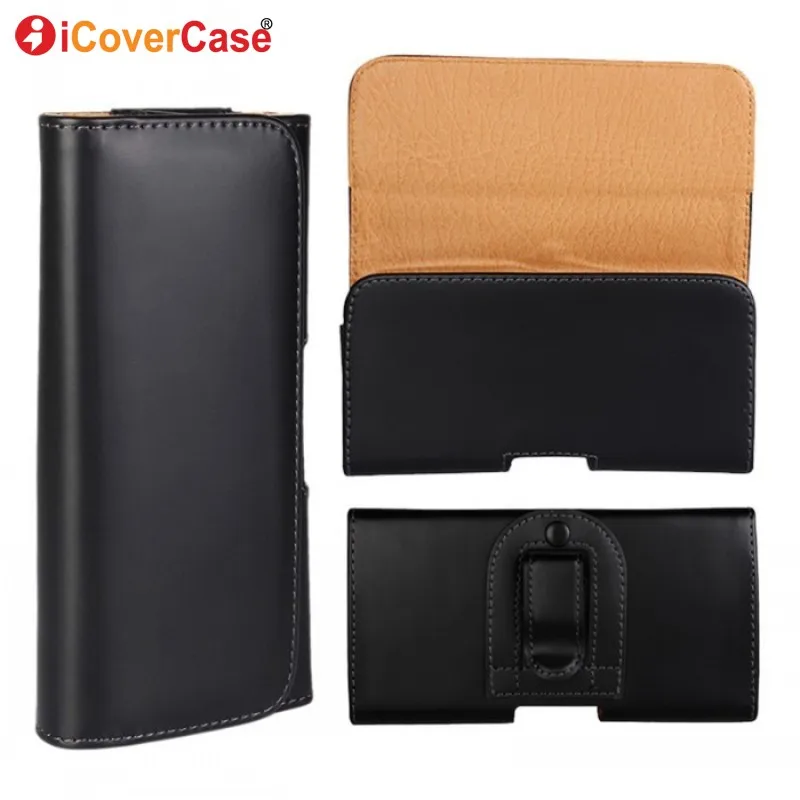 

For Motorola Moto G6 G5 G5s Plus G4 G3 E3 E4 E5 X4 X Style Z Z2 Force Z3 Play Belt Clip Case Universal Leather Pouch Bag Holster