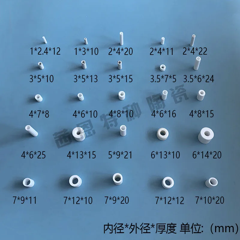 

High temperature resistant, corrosion resistant, wear resistant ceramic tube Corundum alumina burning tube