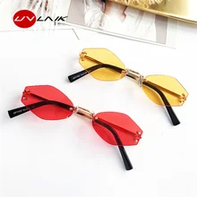 UVLAIK винтажные маленькие круглые солнцезащитные очки, женские ретро очки, овальные черные желтые красные очки, призматические