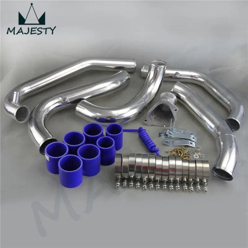 

1kit x Front Mount Intercooler pipe piping Kit for Mazda RX7 RX-7 FC FC3S 13B 86-91 Kit BLACK / RED / BLUE