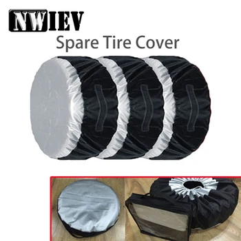 

NWIEV 1X Car Spare tire cover Dustproof and Rainproof For Peugeot 207 508 Mitsubishi ASX Audi A 4 Citroen C4 C5 BMW Accessories
