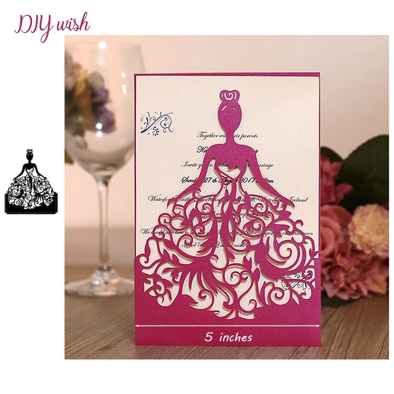 

Princess Metal Cutting Dies New 2019 Fairy Craft Dies Cut for Wedding invitation Scrapbooking DIY Home Decorative