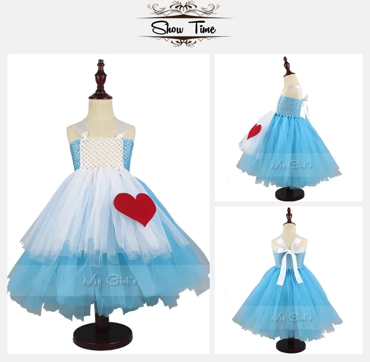 Вечернее платье принцессы «Алиса в стране чудес»; голубое и белое платье-пачка ручной работы; г.; летнее дизайнерское платье ручной работы на заказ