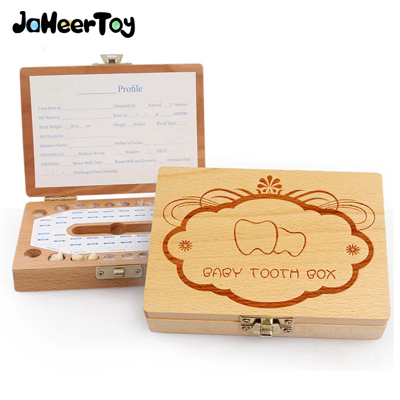 

JaheerToy Tooth Box Toys for Children Organizer for Baby Save Milk Teeth Great Gifts 3-4-5-6 YEARS for Kids Square Cute