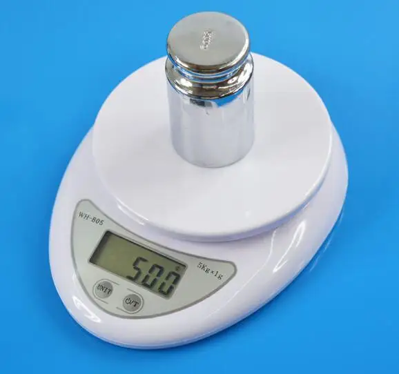 

30PCS Portable 5kg Digital Scale LCD Electronic Scales Steelyard Kitchen Scales Postal Food Balance Measuring Weight tool