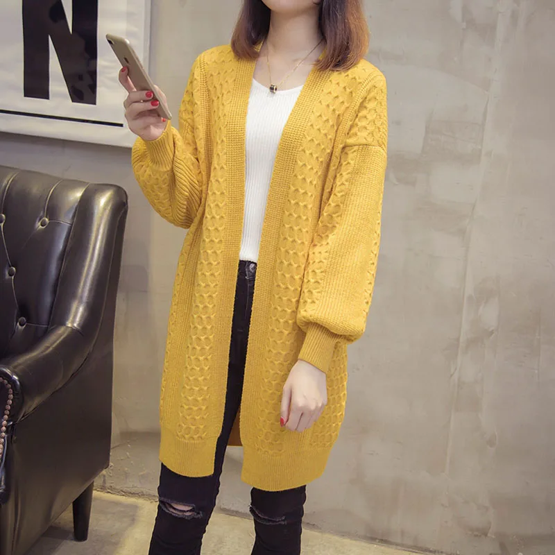 

Womens Knitting Sweater Fashion Plus Size Cardigans Causal Loose Long Sleeve Knitwear Sweaters For Fall HandKnit Elegant