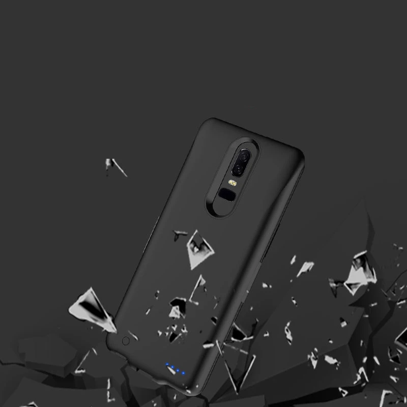 Тонкий противоударный чехол с аккумулятором для Xiaomi Redmi 5 Plus внешним зарядным